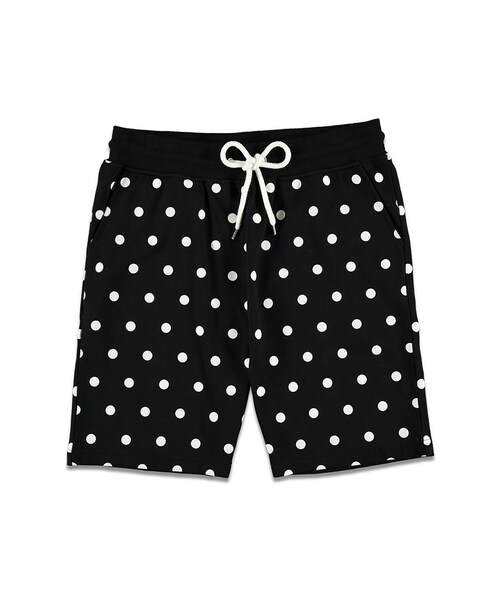 FOREVER 21（フォーエバー トゥエンティーワン）の「[MEN]オーバーサイズドットスウェットショートパンツ（その他・メンズ・BLACK・X-Small/Small/Medium/Large）」の5枚目の写真