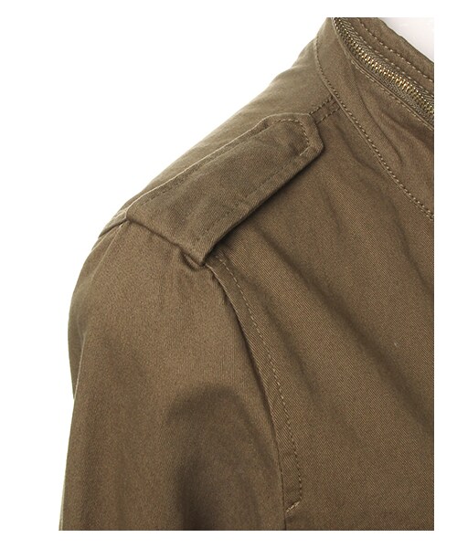 INGNI（イング）の「【ネット限定】ミリタリー／ジャケット（ジャケット/アウター・レディース・ｵﾌﾎﾜｲﾄ/ｶｰｷ/ｶｰｷ/A/ｺﾝ・M）」の4枚目の写真