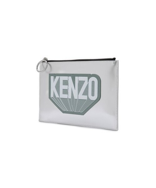 KENZO（ケンゾー）の「KENZO KENZO Clutch（クラッチバッグ・レディース・Silver・One Size）」の4枚目の写真