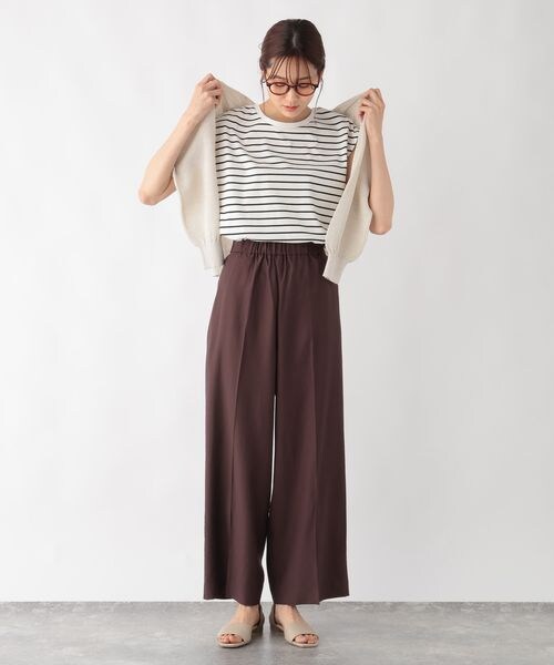 GLOBAL WORK（グローバルワーク）の「リラックススマートワイドパンツ