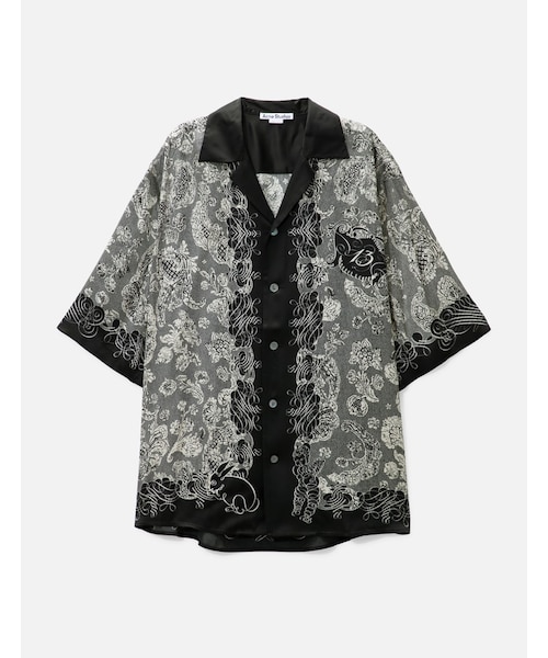 Print Button-Up Shirt