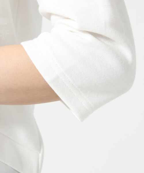 LOWRYS FARM(ローリーズファーム)の「CシャツレイヤードPO/SS(トップス・レディース・オフ05/ボーダー10/ネイビー88・M/L)」の8枚目の写真