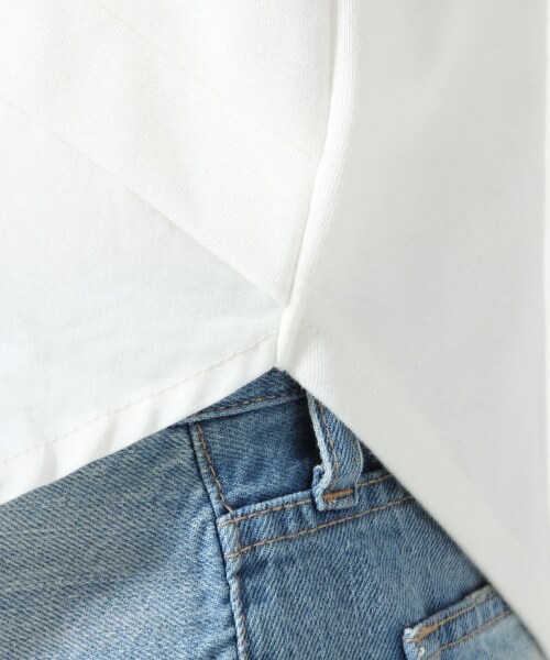 LOWRYS FARM(ローリーズファーム)の「CシャツレイヤードPO/SS(トップス・レディース・オフ05/ボーダー10/ネイビー88・M/L)」の9枚目の写真