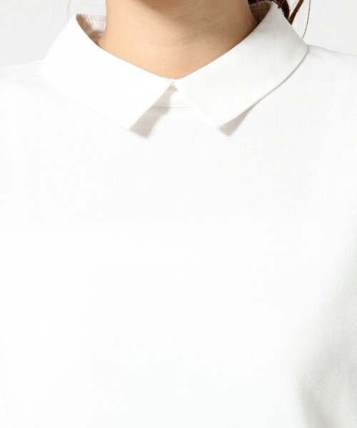 LOWRYS FARM(ローリーズファーム)の「CシャツレイヤードPO/SS(トップス・レディース・オフ05/ボーダー10/ネイビー88・M/L)」の6枚目の写真