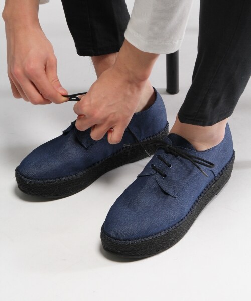 HARE（ハレ）の「ジュートソールシューズ（シューズ・メンズ・オフホワイト05/ブラック09/ネイビー88・Ｍ/Ｌ）」の11枚目の写真