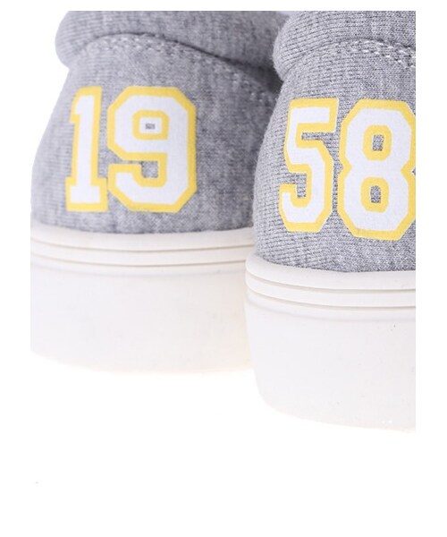 E hyphen world gallery（イーハイフンワールドギャラリー）の「Sugerfreek×EhwgトラPtスリッポン（スニーカー・レディース・杢グレー/ブラック・S/M/L）」の7枚目の写真