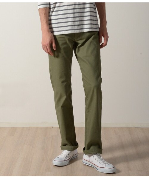 JUNRED(ジュンレッド)の「オックスストレッチ5ポケットパンツ(パンツ・メンズ・ベージュ/カーキ/ネイビー・0/1/2/3)」の2枚目の写真