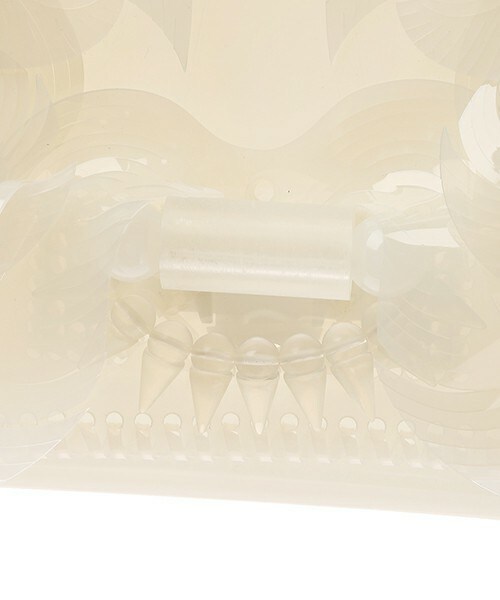 mame（マメ）の「mame スクエアチェーンバッグ（ショルダーバッグ・レディース・ホワイト/ブラック・FREE）」の6枚目の写真