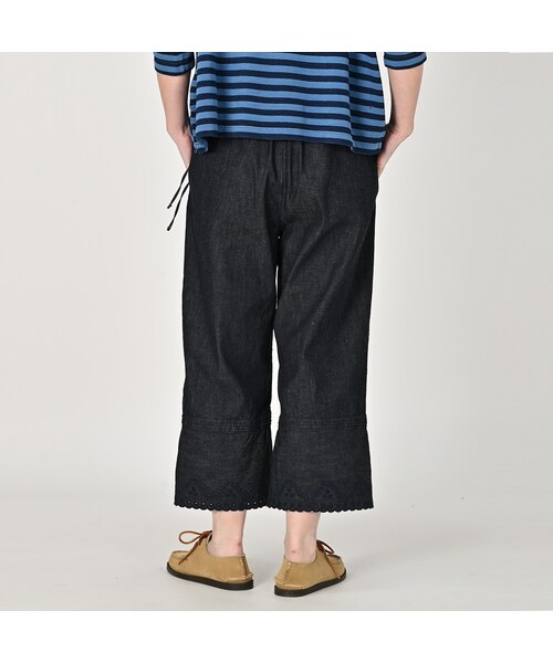 45r 麦比古デニムのペチパンツ（濃）新品 最高 のファッション - 45R☆美品♪麦比古デニムのペチパンツ（濃）