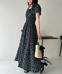 one after another NICE CLAUP | シャーリング半袖ワンピ(ワンピース/ドレス)