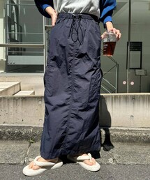 【WEB限定】ナイロンカーゴスカート