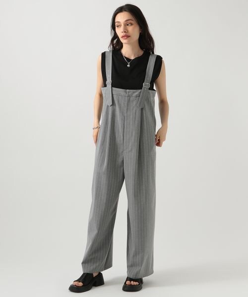 BAYFLOW（ベイフロー）の「≪予約≫ストライプサロペット（）」 - WEAR