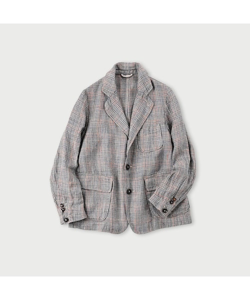 FFR908　45R リネンツイードジャケット 45R（フォーティファイブアール）の「リネンツイードの908ブレザー