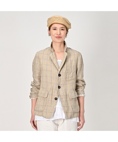 FFR908　45R リネンツイードジャケット 45R（フォーティファイブアール）の「リネンツイードの908ブレザー