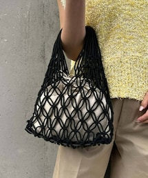 CIAOPANIC TYPY | 【手編み】マクラメ巾着付きBAG(バッグ)