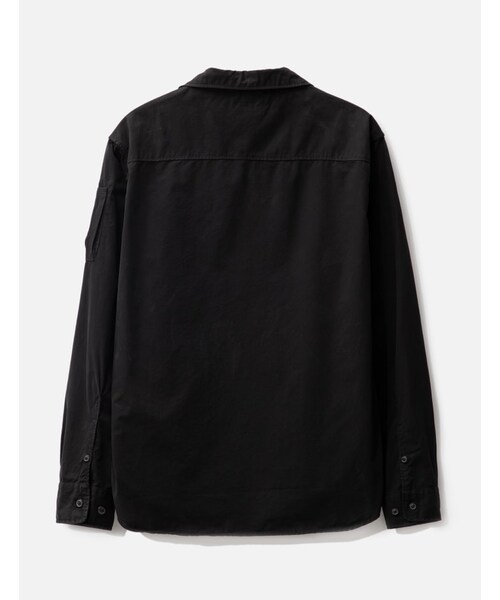 GABARDINE ZIPPED SHIRT