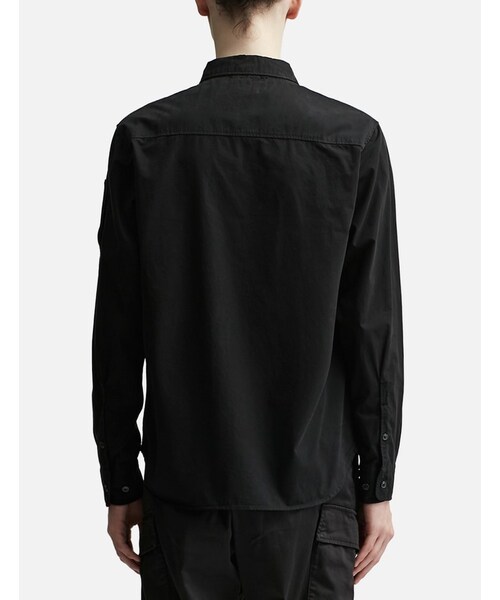 GABARDINE ZIPPED SHIRT