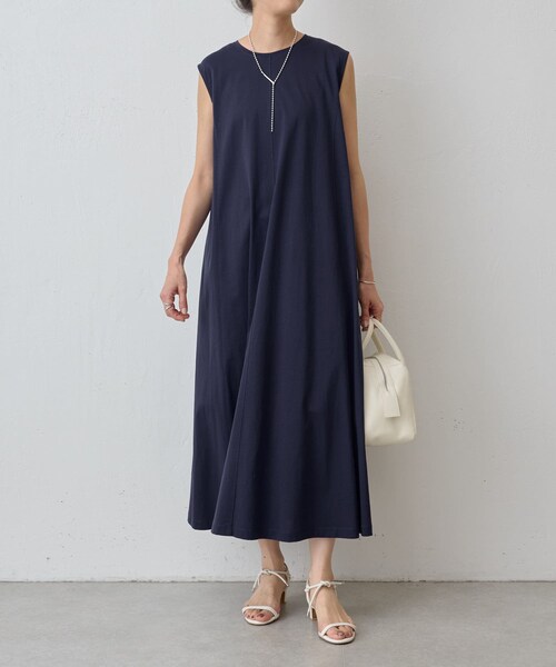 BEARDSLEY（ビアズリー）の「シンプルカットフレアワンピース（）」 - WEAR