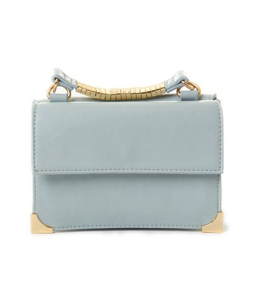 DRWCYS（ドロシーズ）の「スタッズミニショルダーBAG（ファッション雑貨・レディース・ブラック/ピンク/サックス/イエロー）」の2枚目の写真