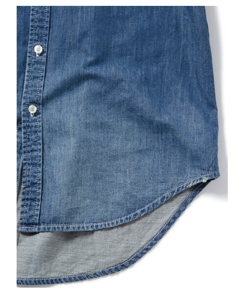 DRWCYS（ドロシーズ）の「フラップポケットデニムシャツ（トップス・レディース・ブルー/インディゴ）」の11枚目の写真