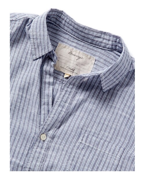 DRWCYS（ドロシーズ）の「エアリーストライプシャツ（トップス・レディース・ホワイト/ネイビー）」の6枚目の写真