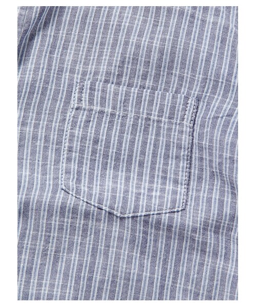 DRWCYS（ドロシーズ）の「エアリーストライプシャツ（トップス・レディース・ホワイト/ネイビー）」の8枚目の写真