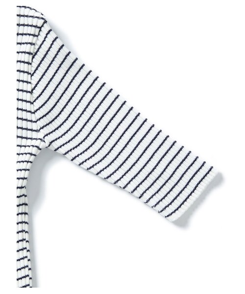 DRWCYS（ドロシーズ）の「サマーリブニットTee（トップス・レディース・ブラック/ホワイト/ボーダー）」の9枚目の写真