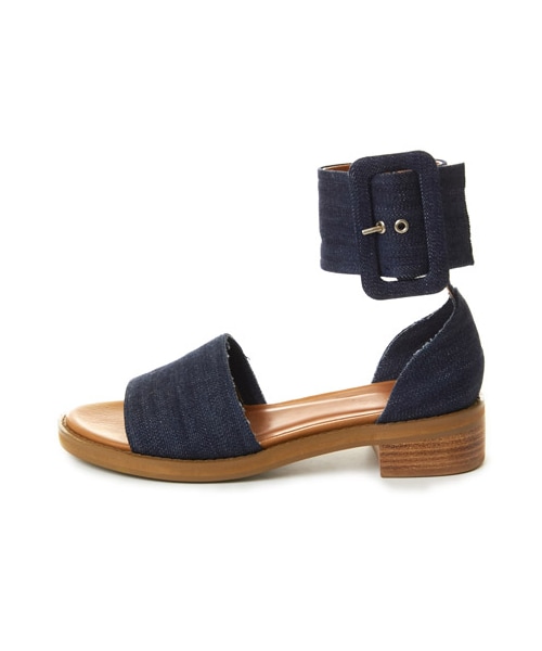 DRWCYS（ドロシーズ）の「スエードアンクルサンダル（シューズ・レディース・ブラック/キャメル/カーキ/インディゴ）」の7枚目の写真