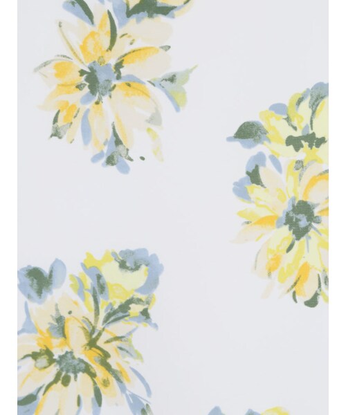 MERCURYDUO（マーキュリーデュオ）の「【DUO】 異素材切替 水彩FLOWER ワンピース（ワンピース/ドレス・レディース・ライトイエロー/ブルー/ラベンダー・F）」の12枚目の写真