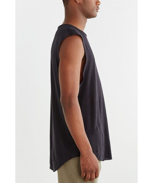 URBAN OUTFITTERS（アーバンアウトフィッターズ）の「Feathers Raw Muscle Tee（Tシャツ/カットソー・メンズ・WHITE/BLACK・M/S/L/XL）」の2枚目の写真
