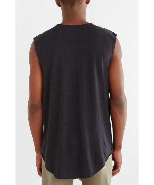URBAN OUTFITTERS（アーバンアウトフィッターズ）の「Feathers Raw Muscle Tee（Tシャツ/カットソー・メンズ・WHITE/BLACK・M/S/L/XL）」の7枚目の写真