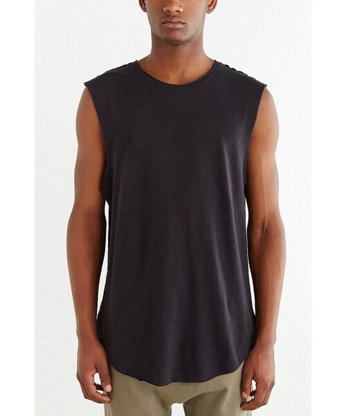URBAN OUTFITTERS（アーバンアウトフィッターズ）の「Feathers Raw Muscle Tee（Tシャツ/カットソー・メンズ・WHITE/BLACK・M/S/L/XL）」の4枚目の写真