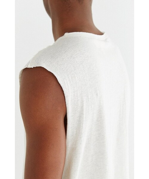 URBAN OUTFITTERS（アーバンアウトフィッターズ）の「Feathers Raw Muscle Tee（Tシャツ/カットソー・メンズ・WHITE/BLACK・M/S/L/XL）」の13枚目の写真