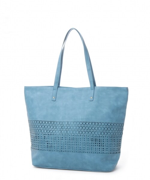 GLOBAL WORK（グローバルワーク）の「パンチングトートＢＡＧ（バッグ・レディース・ホワイト05/ブラック09/ピンク22/ブルー85・ONE　SIZE）」の3枚目の写真