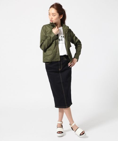 JEANASIS（ジーナシス）の「M65ジャケット（ジャケット/アウター・レディース・カーキ(78)/ネイビー(88)・FREE）」の11枚目の写真