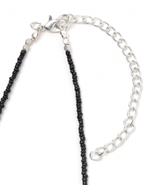 RAGEBLUE（レイジブルー）の「ビーズネックレス（アクセサリー・メンズ・ホワイト系02/ブラック系09/レッド系35/ライトブルー系82・ONE SIZE）」の9枚目の写真