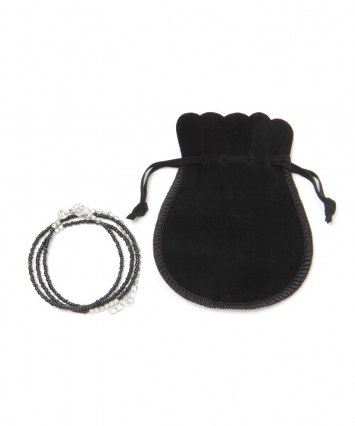 RAGEBLUE（レイジブルー）の「ビーズネックレス（アクセサリー・メンズ・ホワイト系02/ブラック系09/レッド系35/ライトブルー系82・ONE SIZE）」の10枚目の写真