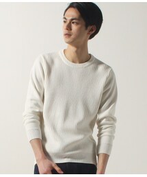 JUNRED | 畦ソリッドクルーネックニット(トップス)