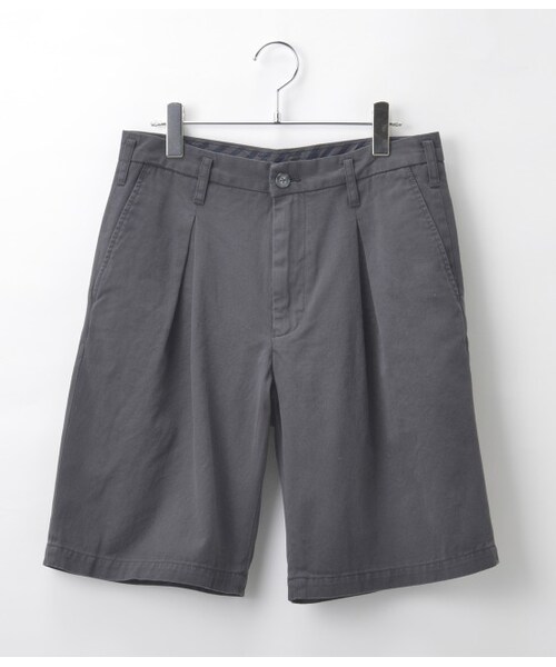 JUNRED（ジュンレッド）の「【先行予約】ワイドショートパンツ（パンツ・メンズ・ブラック/チャコール/ホワイト・0/1/2）」の4枚目の写真