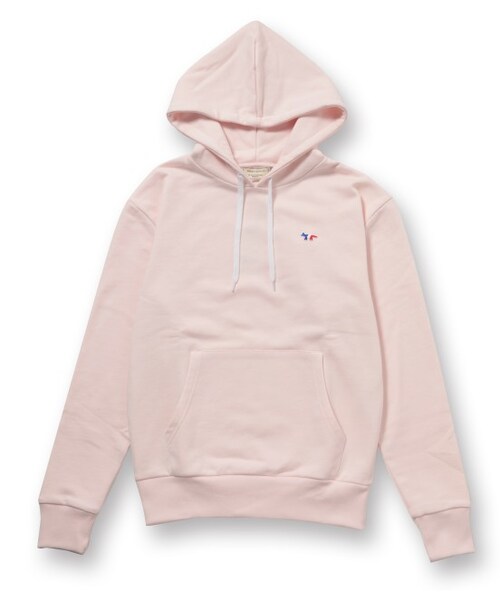 Maison Kitsune（メゾンキツネ）の「HOODIE FOX PATCH（Ｔシャツ/カットソー・メンズ・ホワイト系/ライトグリーン/ピンク・S/M/L）」の3枚目の写真