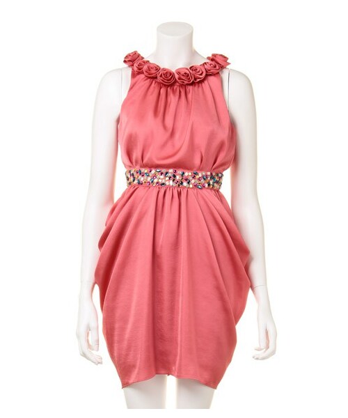 Lily Brown リリーブラウン の L B Candy Stock バラモチーフワンピース ワンピース ドレス Wear