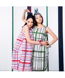 etre | 格子花苞型洋裝(ワンピース/ドレス)