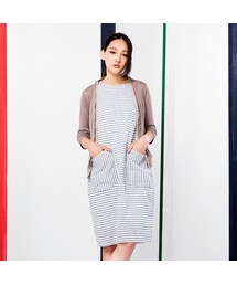 etre | 細條紋口袋背心洋裝(ワンピース/ドレス)