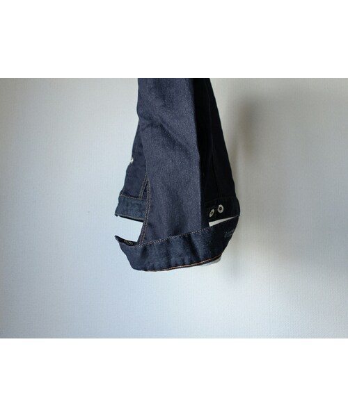 FOB FACTORY（エフオービーファクトリー）の「F.O.B FACTORY エフオービーファクトリー  リラックスデニム サードジャケット ワンウォッシュ（デニムジャケット・メンズ・その他）」の9枚目の写真