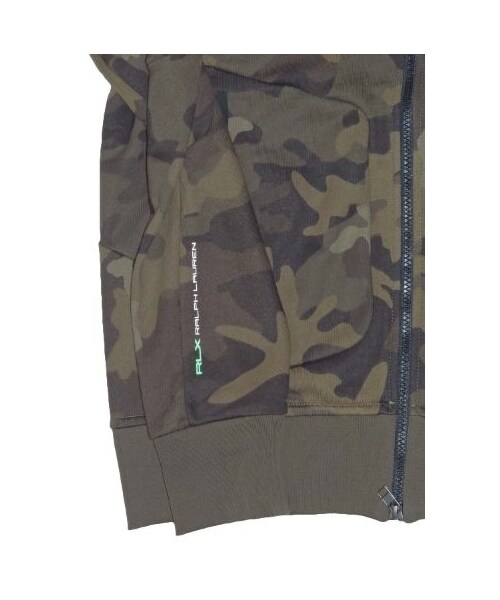 【極美品】RLXラルフローレン カモフラ ジップアップ ジャケット 極美品】RLXラルフローレン カモフラ ジップアップ ジャケット