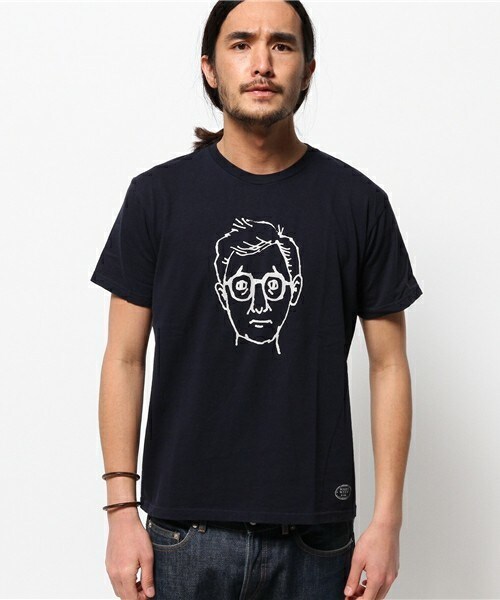 FREDY&GLOSTER（フレディアンドグロスター）の「偉人シリーズＴシャツ　Wood 2015Ｖe（Tシャツ/カットソー・メンズ・ホワイト/ネイビー・SMALL/MEDIUM/LARGE）」の3枚目の写真