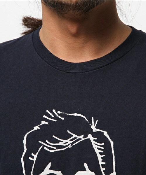 FREDY&GLOSTER（フレディアンドグロスター）の「偉人シリーズＴシャツ　Wood 2015Ｖe（Tシャツ/カットソー・メンズ・ホワイト/ネイビー・SMALL/MEDIUM/LARGE）」の6枚目の写真