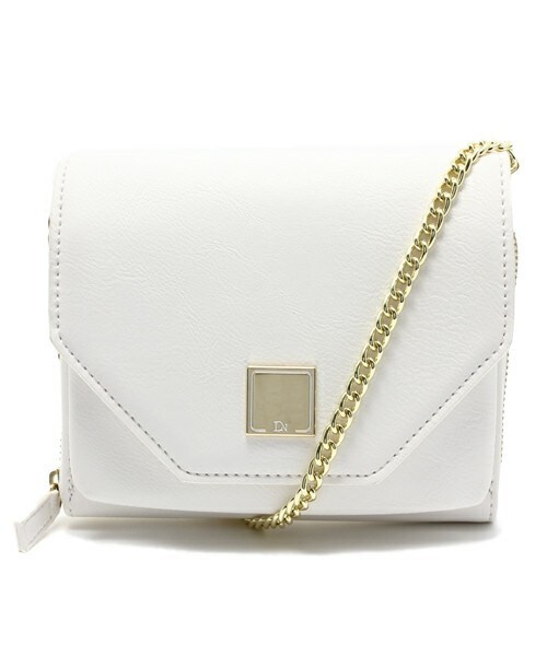 Soareak（ソアリーク）の「【DANIELLE NICOLE】WALLET CROSBODY（ショルダーバッグ・レディース・ホワイト/ブラック/ライトピンク・FREE）」の2枚目の写真