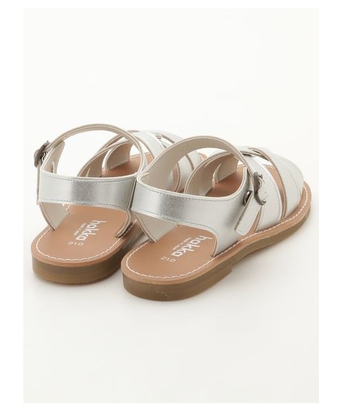 HAKKA KIDS（ハッカキッズ）の「ラメ合皮サンダル（シューズ・キッズ・ピンク/パープル/シルバ-・15.0/16.0/17.0/18.0/19.0/20.0/21.0）」の2枚目の写真