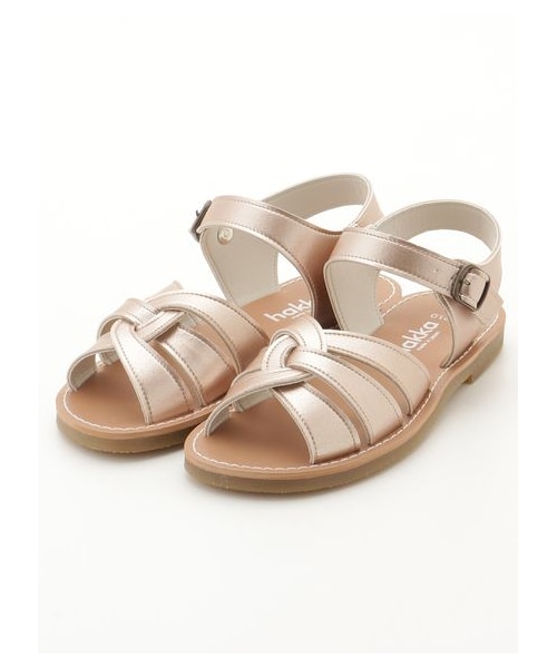 HAKKA KIDS（ハッカキッズ）の「ラメ合皮サンダル（シューズ・キッズ・ピンク/パープル/シルバ-・15.0/16.0/17.0/18.0/19.0/20.0/21.0）」の9枚目の写真
